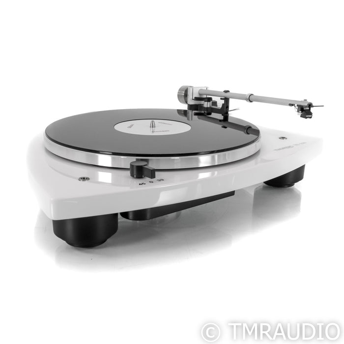 Thorens TD 209 Belt Drive Turntable; White; TAS 267 MM Cartridge (Unused)