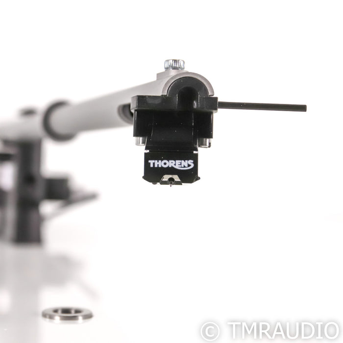 Thorens TD 209 Belt Drive Turntable; White; TAS 267 MM Cartridge (Unused)
