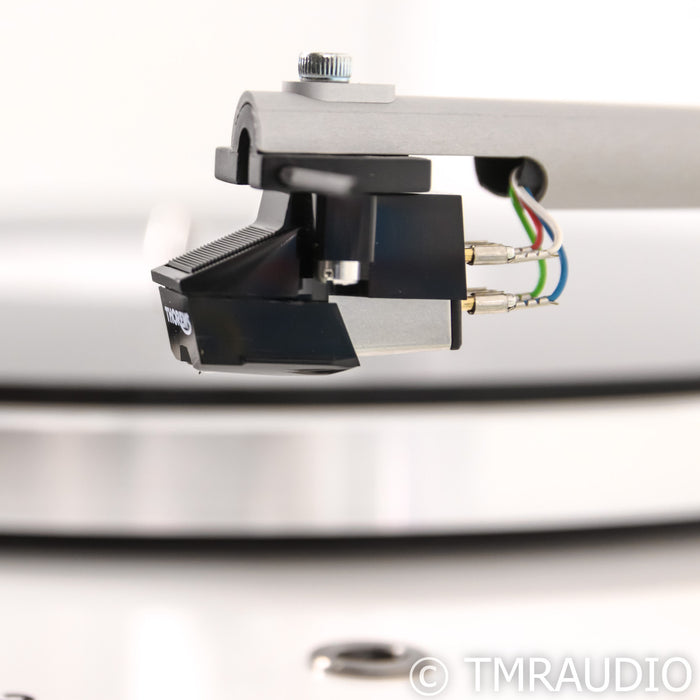 Thorens TD 209 Belt Drive Turntable; White; TAS 267 MM Cartridge (Unused)