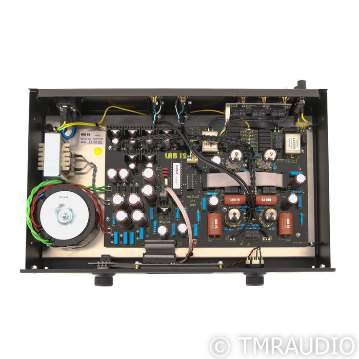 Lab12 melto2 MM / MC Tube Phono Preamplifier; Black (Open Box)