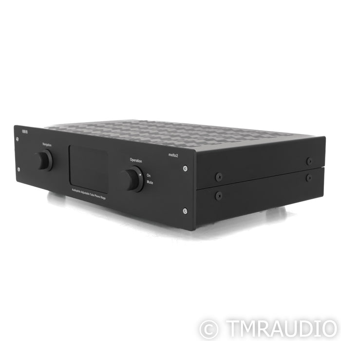 Lab12 melto2 MM / MC Tube Phono Preamplifier; Black (Open Box)