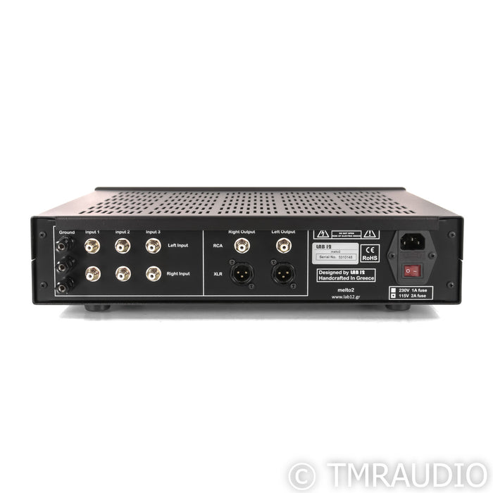 Lab12 melto2 MM / MC Tube Phono Preamplifier; Black (Open Box)