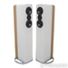 Q Acoustics Concept 500 Floorstanding Speakers; White & Light Oak Pair (Open Box)