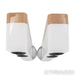 Q Acoustics Concept 500 Floorstanding Speakers; White & Light Oak Pair (Open Box)