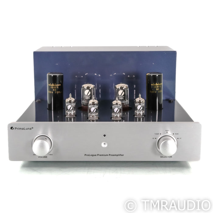 PrimaLuna ProLogue Premium Stereo Tube Preamplifier; Silver