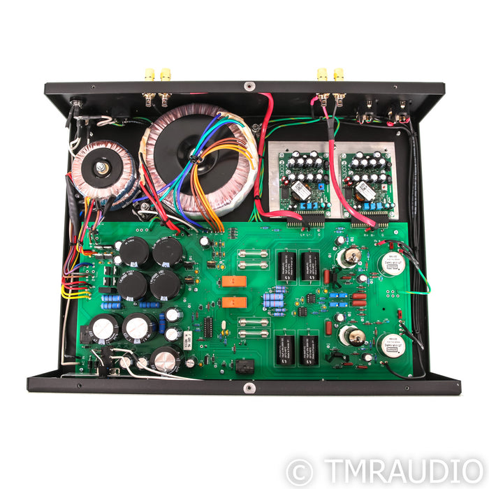 Rogue Audio Dragon Stereo Tube Hybrid Power Amplifier; Silver