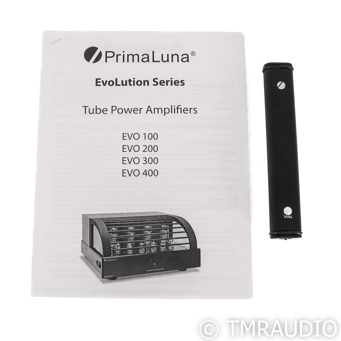 Primaluna EVO 400 Stereo Tube Power Amplifier; Black