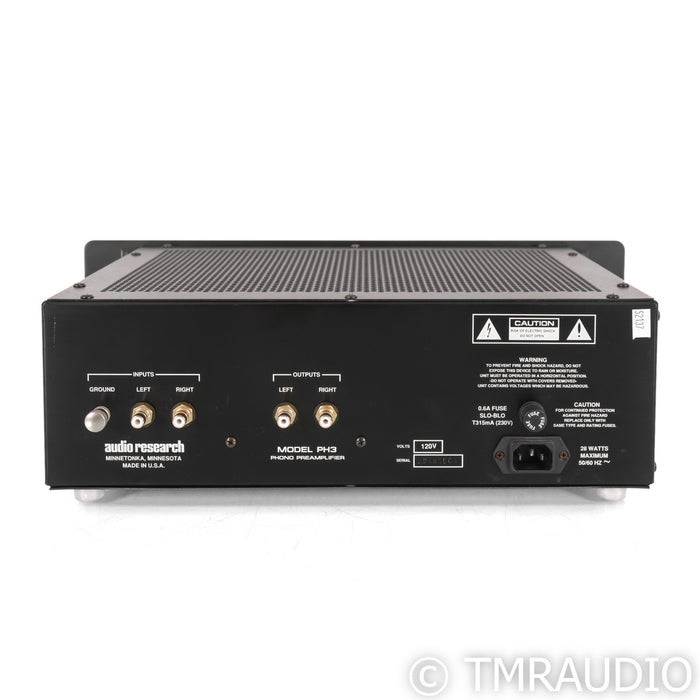 Audio Research PH3 Tube MM Phono Preamplifier; Black