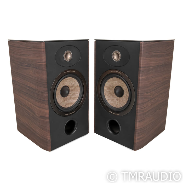 Focal Aria 906 Bookshelf Speakers; Noyer Vinyl Pair