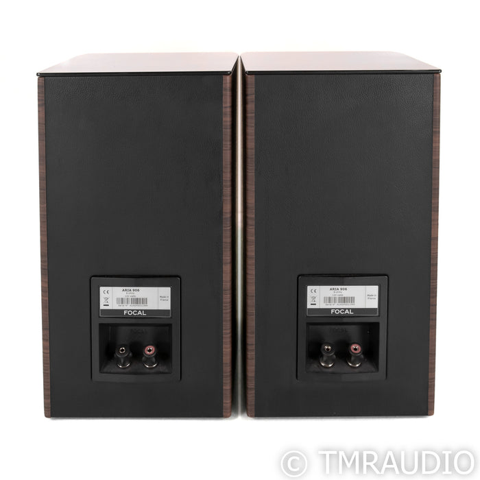 Focal Aria 906 Bookshelf Speakers; Noyer Vinyl Pair