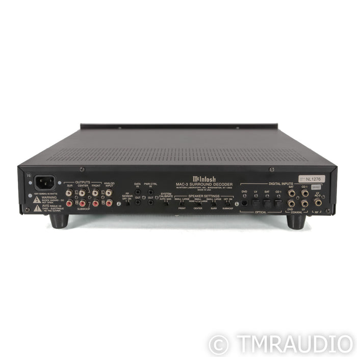 McIntosh MAC 3 5.1 Channel Surround Decoder; Dolby Digital AC-3