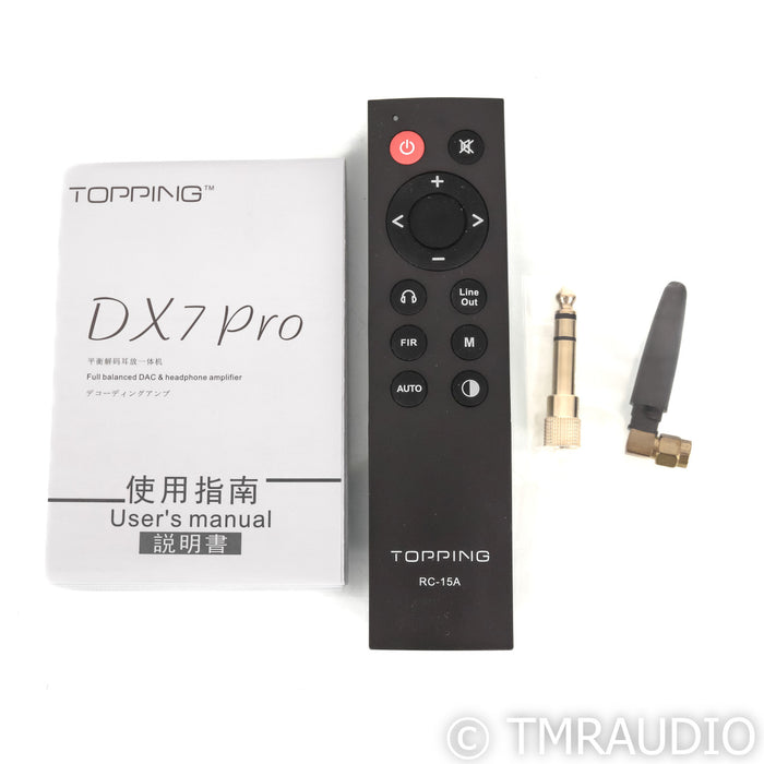 Topping DX7 Pro DAC / Headphone Amplifier; Black