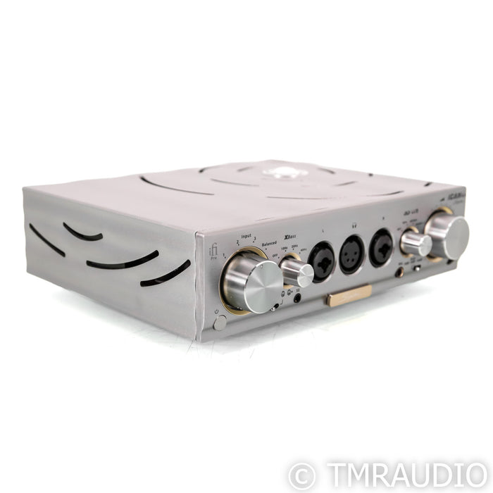 iFi Pro iCAN Signature Tube Headphone Amplifier; Silver