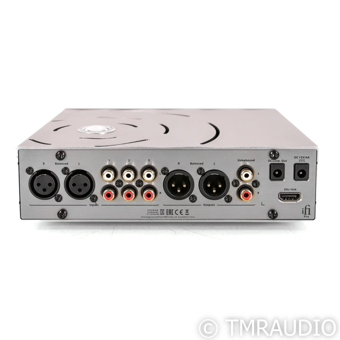 iFi Pro iCAN Signature Tube Headphone Amplifier; Silver