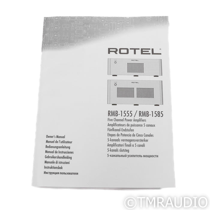 Rotel RMB-1585 5-Channel Power Amplifier; Black