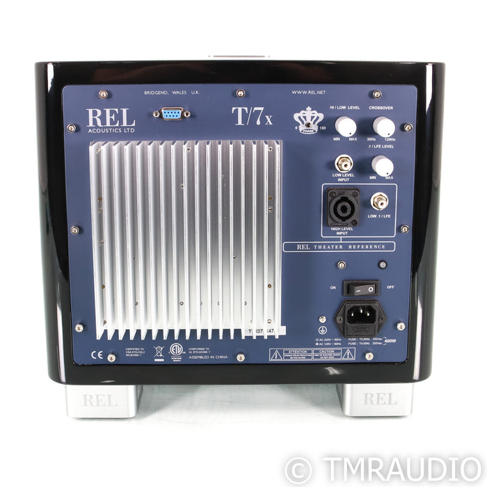 REL T/7x 8" Powered Subwoofer; Black