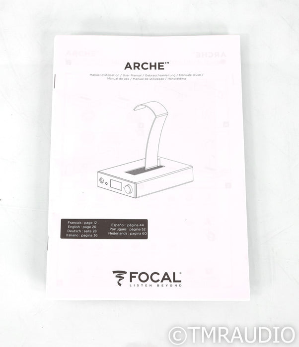 Focal Arche Headphone Amplifier / DAC; D/A Converter; Black