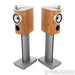 B&W 805 D4 Bookshelf Speakers; Walnut Pair w/ Stands