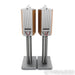 B&W 805 D4 Bookshelf Speakers; Walnut Pair w/ Stands