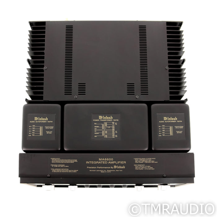 McIntosh MA6600 Stereo Integrated Amplifier; MA-6600; MM Phono