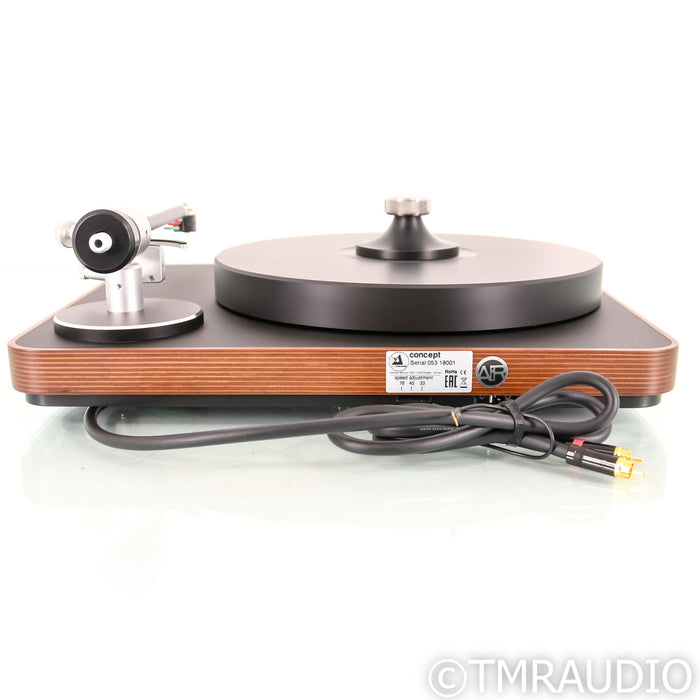 Clearaudio Concept Wood Belt Drive Turntable; Satisfy Black Tonearm; Maestro V2 (Open Box)