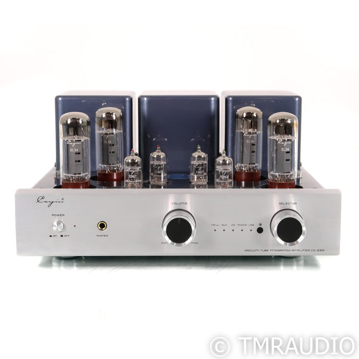 Cayin CS55A Stereo Tube Integrated Amplifier; MM Phono; USB DAC