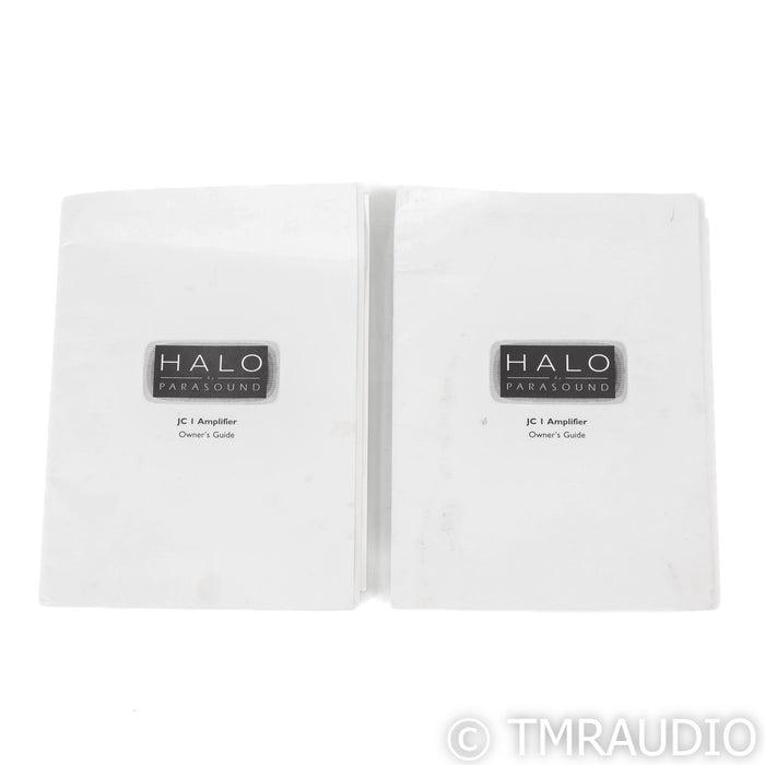 Parasound Halo JC1 Mono Power Amplifier; Silver Pair