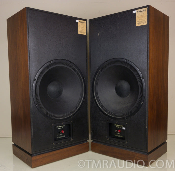 Klipsch Forte ii Walnut Vintage Speakers