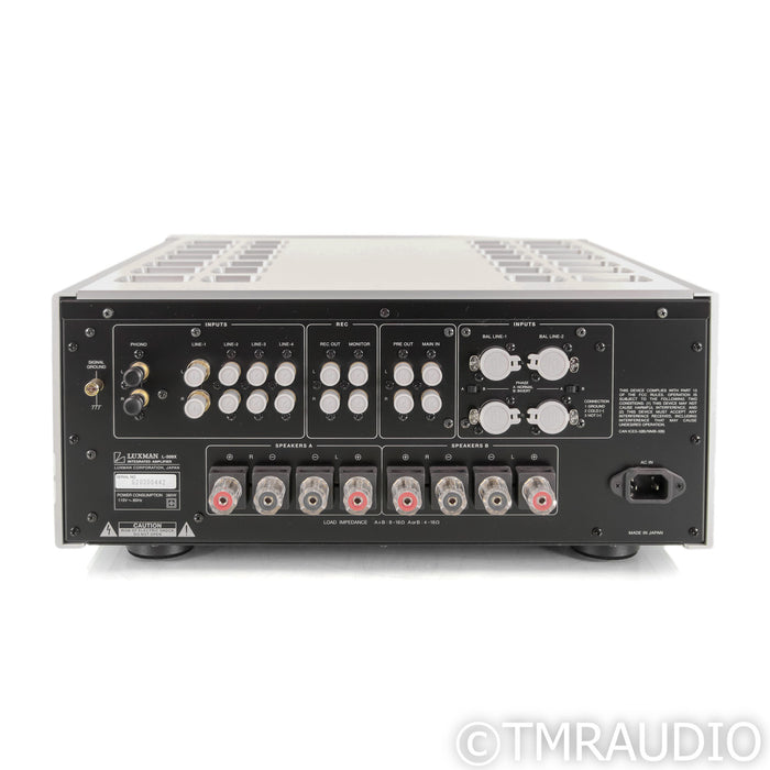 Luxman L-509X Stereo Integrated Amplifier; Silver; MM / MC Phono