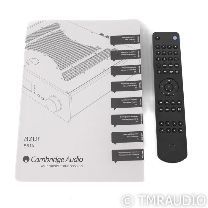 Cambridge Audio Azur 851A Stereo Integrated Amplifier; 851-A; Black