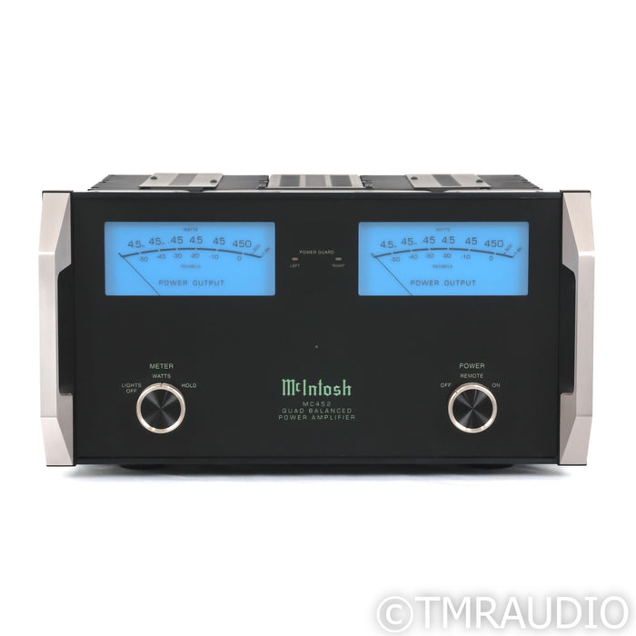 McIntosh MC452 Stereo Power Amplifier; Black