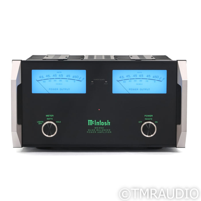 McIntosh MC452 Stereo Power Amplifier; Black