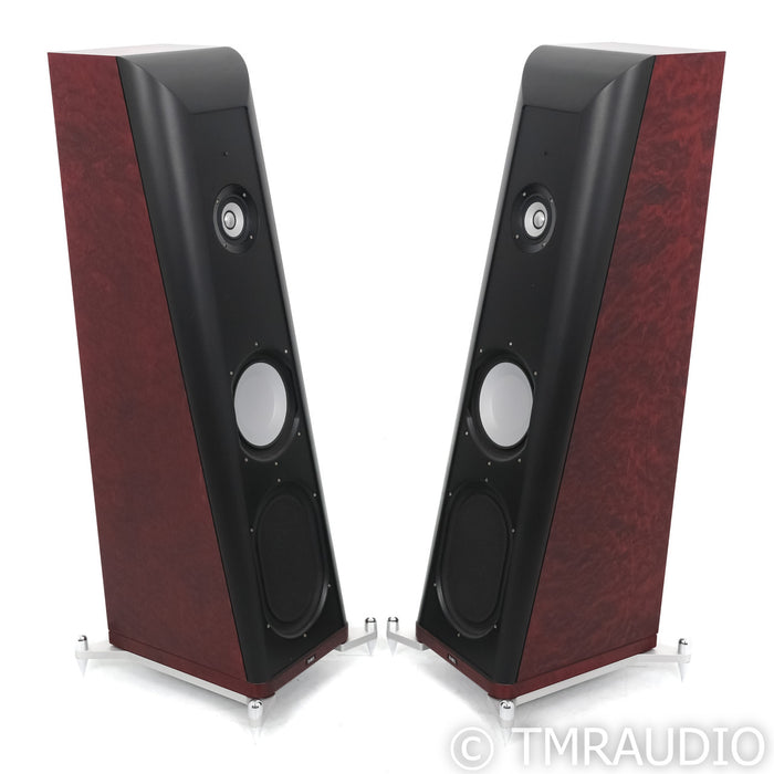Thiel CS2.4SE Floorstanding Speakers; Vermillion Maple Pair; 30th Anniversary