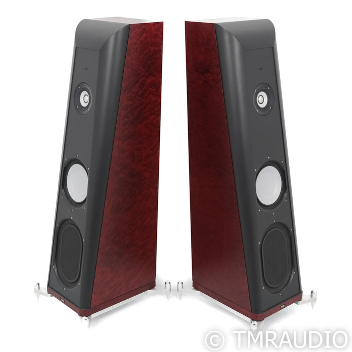 Thiel CS2.4SE Floorstanding Speakers; Vermillion Maple Pair; 30th Anniversary