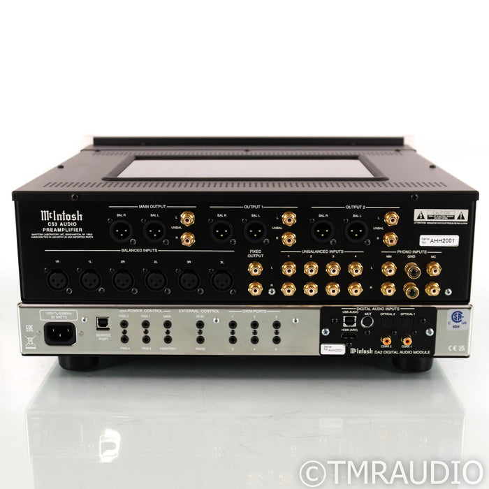 McIntosh C53 Stereo Preamplifier; DAC MM Phono