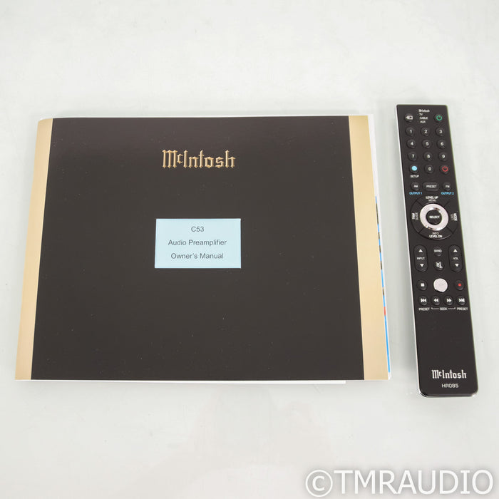 McIntosh C53 Stereo Preamplifier; C-53; MM / MC Phono