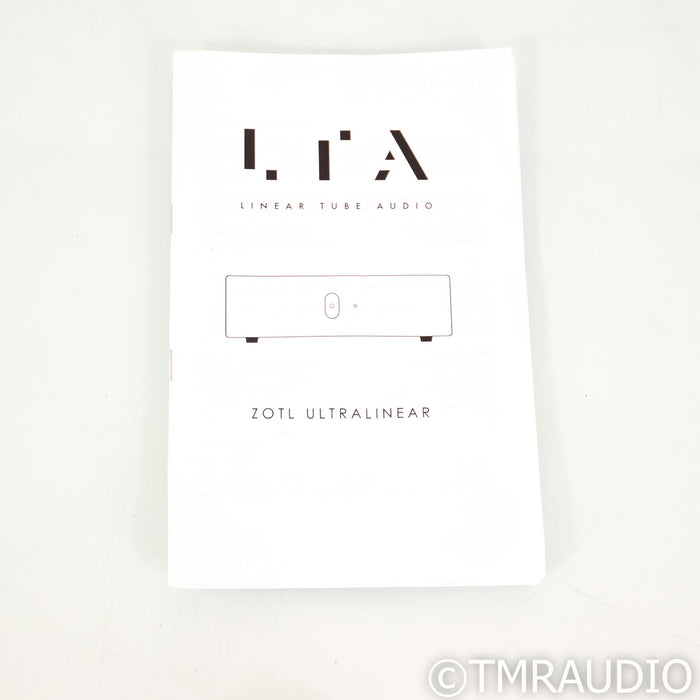 LTA ZOTL Ultralinear+ Stereo Tube  Power Amplifier; Black; Linear Tube Audio