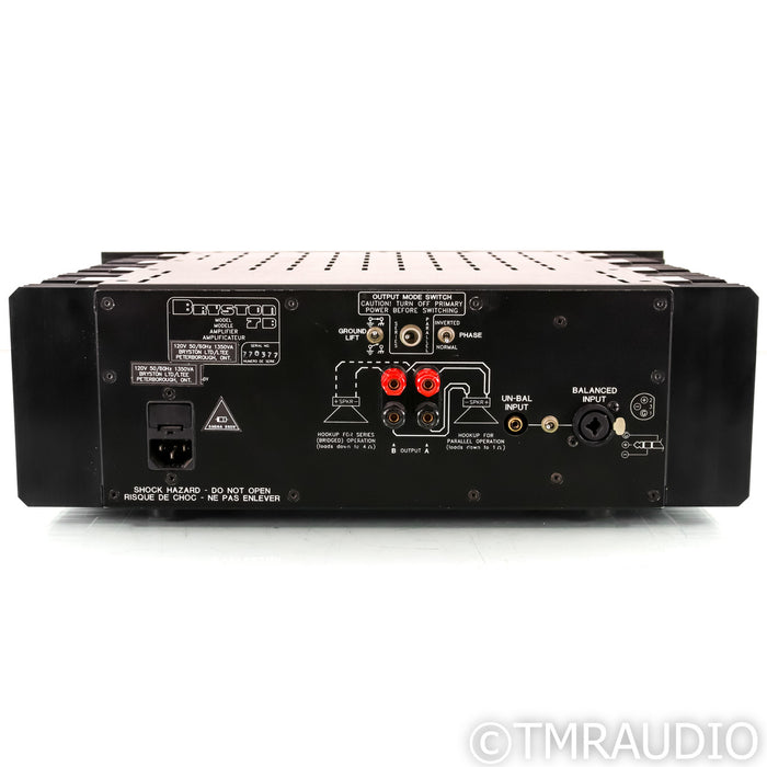 Bryston 7B Mono Power Amplifier; Single; Black; 19‚Äù Faceplate