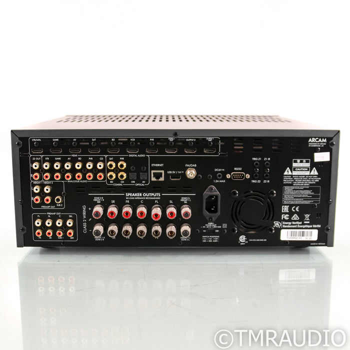 Arcam AVR550 7.1 Channel Theater Receiver; Black