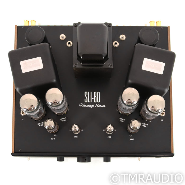 Cary Audio SLI-80HS Stereo Integrated Tube Amplifier; Heritage Series; Black; Fully Upgraded