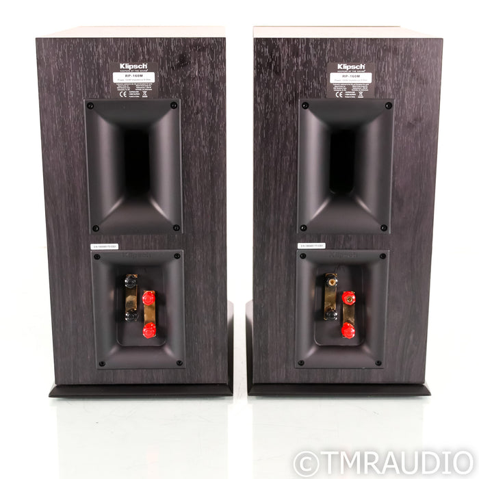 Klipsch RP-160M Bookshelf Speakers; Black Pair