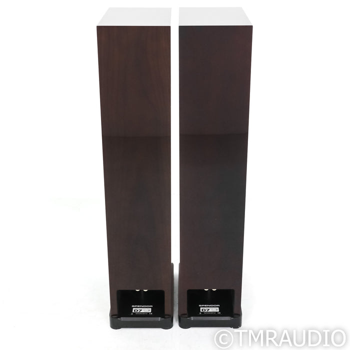 Spendor D7 Floorstanding Speakers; Dark Walnut Pair