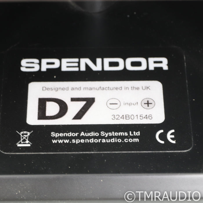 Spendor D7 Floorstanding Speakers; Dark Walnut Pair