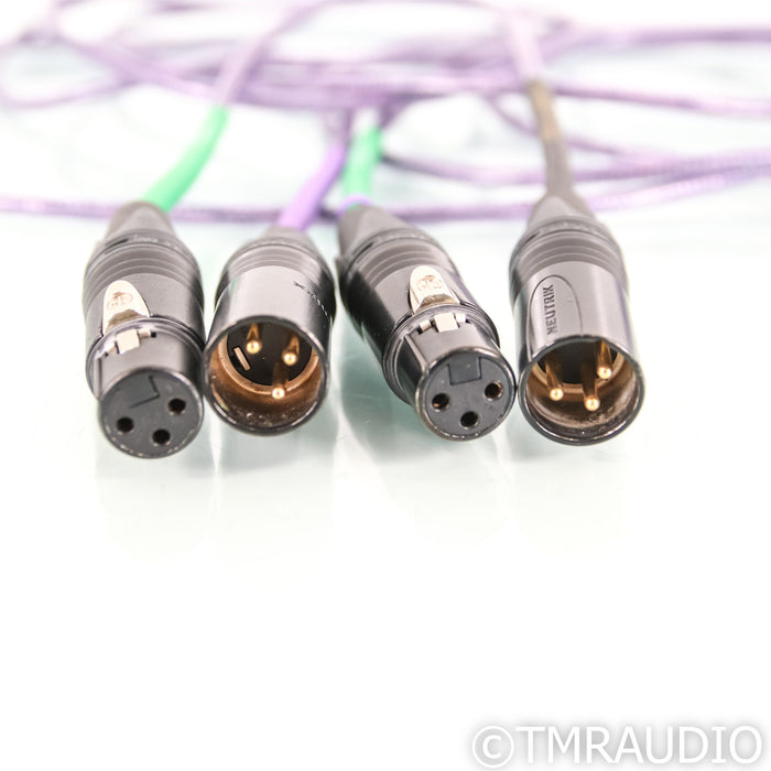 Nordost Leif Purple Flare XLR Cables; 2m Pair Balanced Interconnects