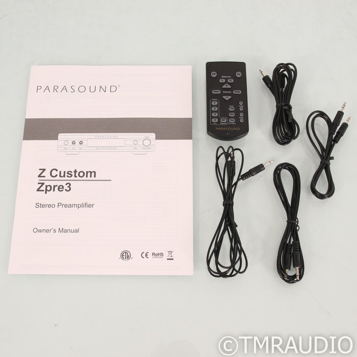 Parasound ZPre3 Stereo Preamplifier; Black