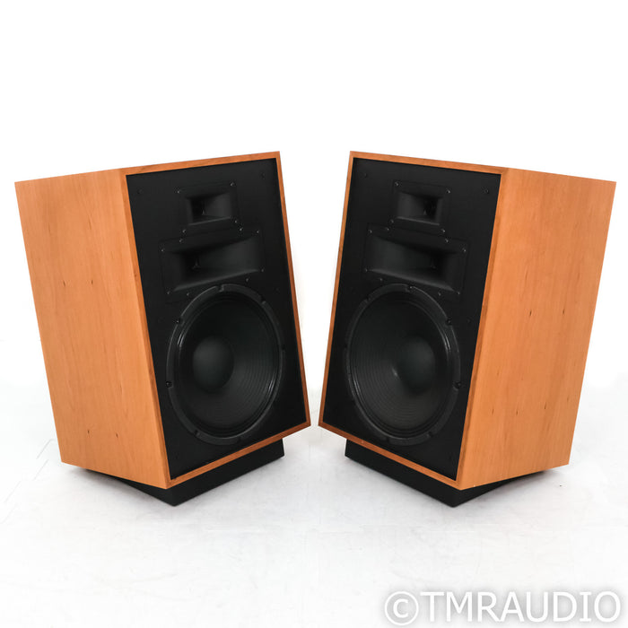 Klipsch Heresy IV Floorstanding Speakers; Natural Cherry Pair