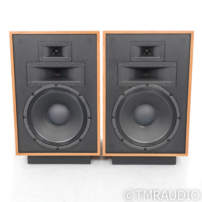 Klipsch Heresy IV Floorstanding Speakers; Natural Cherry Pair