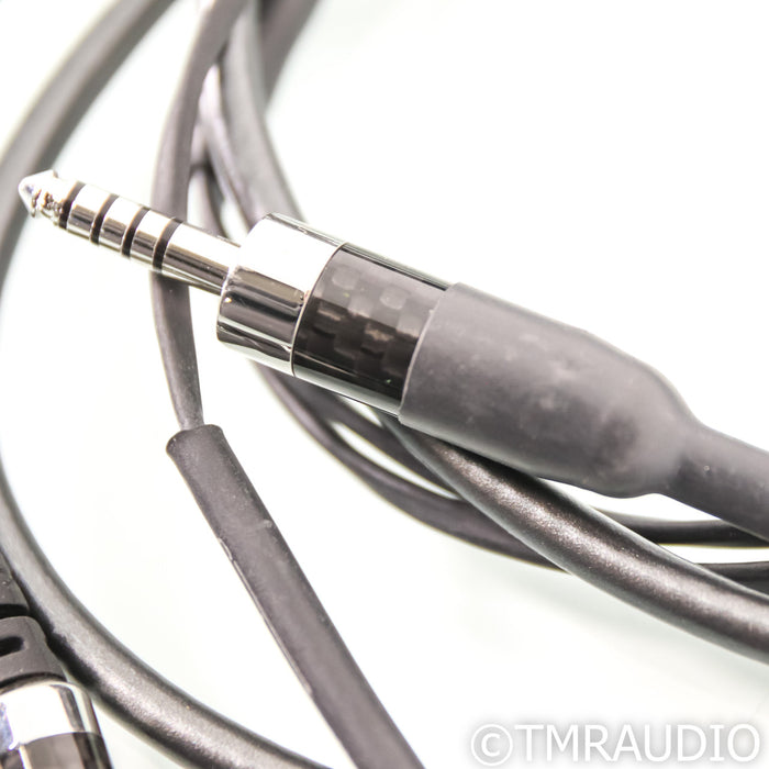Moon Audio Silver Dragon Premium 4.4mm Headphone Cable; 5ft; For Focal Headphones