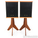 Fleetwood Sound DeVille SQ Bookshelf Speakers; Light Ash Pair w/  Stands