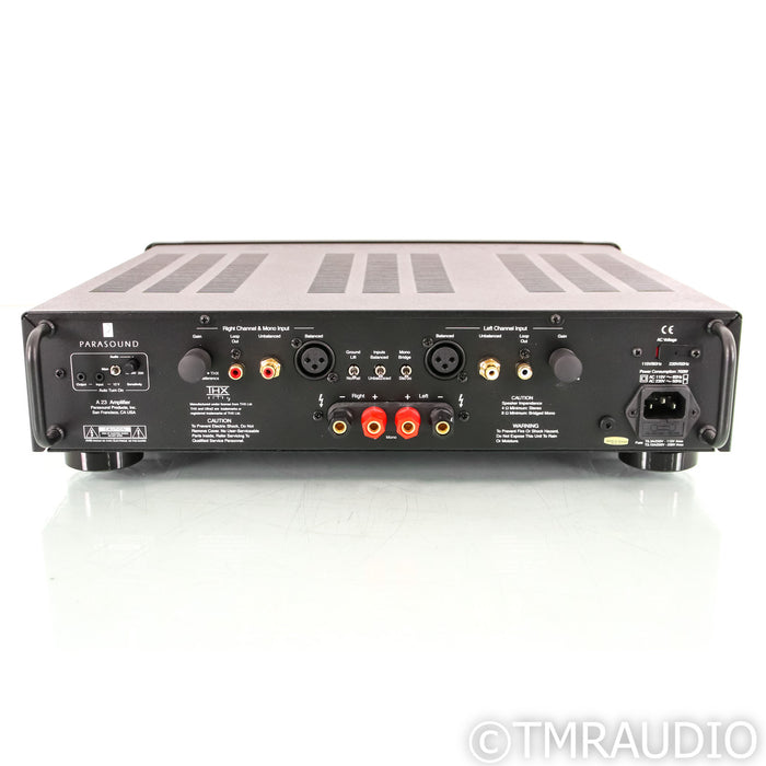 Parasound Halo A 23 Stereo Power Amplifier; Black